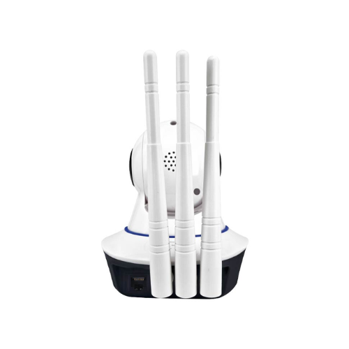 CÂMERA IP FLL HD WIRELESS WIFI SEM FIO COM 3 ANTENAS (DL3301) 109160008 - Cód. 218