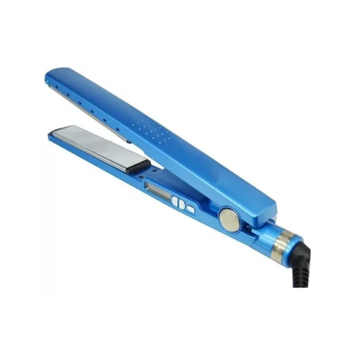 Prancha Chapinha Alisadora Potente Alisa Cabelo Bivolt 450º Cor Azul 110V/220V 100000044