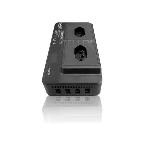 INVERSOR TENSÃO 12v 110v VEICULAR 300W CONVERSOR 4 PORTA USB 109160019