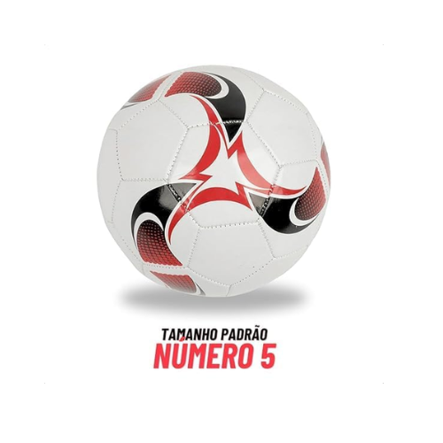 Bola De Futebol Society Campo Quadra Colorida Tamanho Padr&atilde;o N&deg;5 Premium - Cód. 531