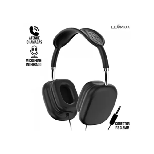 Headphone de Ouvido Headset P2 com Microfone Extra Bass Est&eacute;reo - Cód. 544