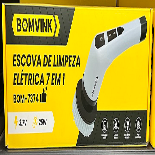 Escova Elétrica de Limpeza Bomvik 7374 - Cód. 447