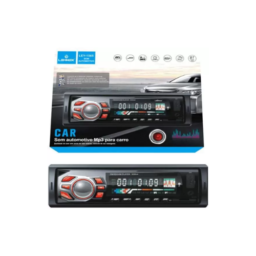 SOM AUTOMOTIVO USB AUX P2 RÁDIO AM FM APARELHO DE SOM 100220012