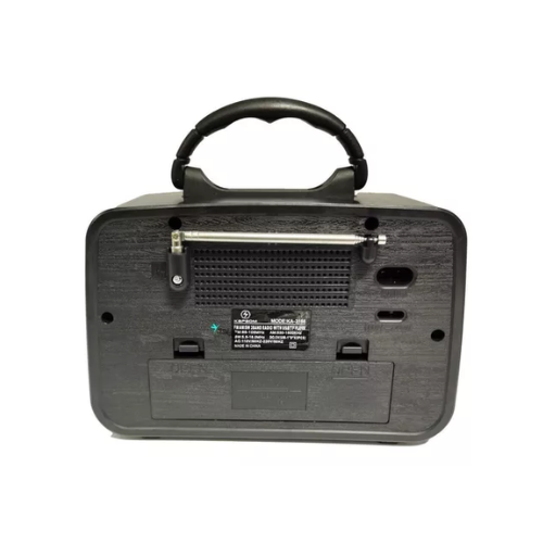 RÁDIO VINTAGE RETRÔ ANTIGO BlLUETOOTH USB AM FM 110v/220v E PILHA 109160023 - Cód. 230