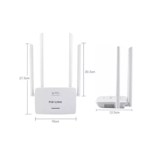 Roteador Access Point Pix-link 300mbps 4 Antenas Lv-wr08 100000038