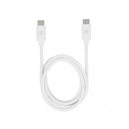 Cabo de Energia e Dados USB Type-C para USB Type-C 1M - Iwill - Branco 100000022 - Cód. 263