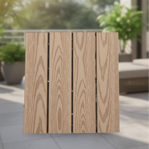 Painel Deck Modular 30cmx30cm Amadeirado para Revestimento - Cód. 493