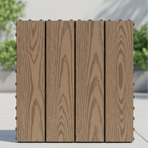 Painel Deck Modular 30cmx30cm Amadeirado para Revestimento - Cód. 494