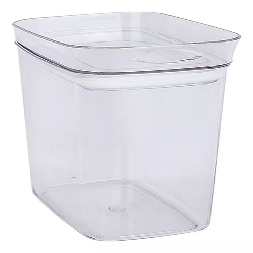 Pote Hermético Retangular 1300ml – Organização, Vedação e Eficiência - Cód. 342