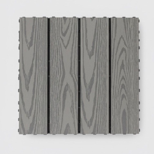 Painel Deck Modular 30cmx30cm Amadeirado para Revestimento - Cód. 504