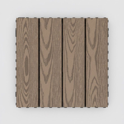 Painel Deck Modular 30cmx30cm Amadeirado para Revestimento - Cód. 505