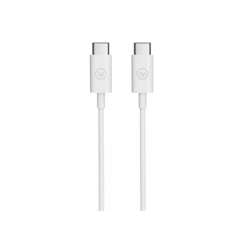 Cabo de Energia e Dados USB Type-C para USB Type-C 1M - Iwill - Branco 100000022