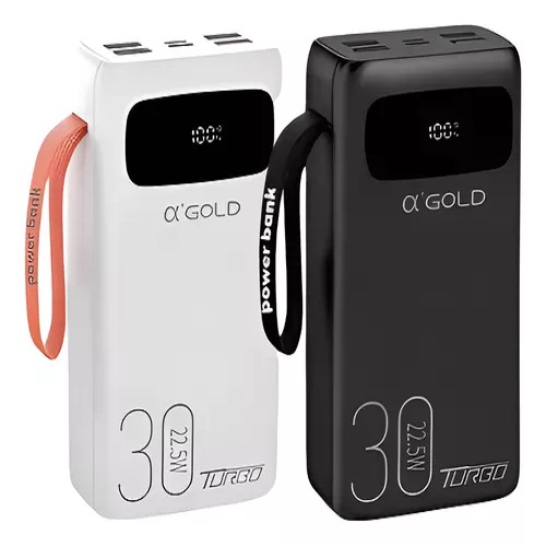 Power Bank Carregador Portátil Turbo 30.000mAh