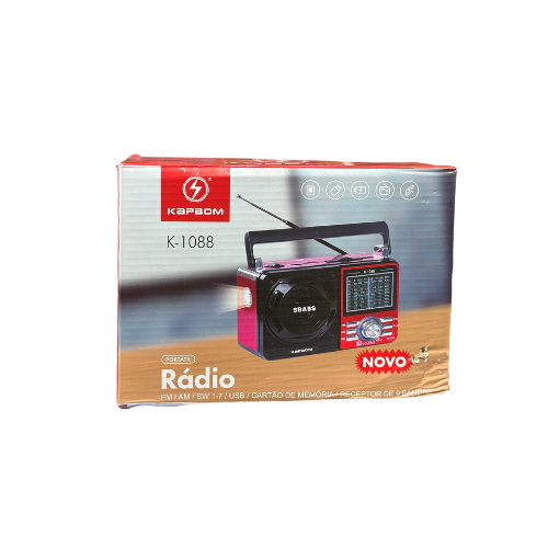 RÁDIO COM BLUETOOTH 100170006