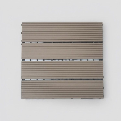 Painel Deck Modular 30cmx30cm Amadeirado para Revestimento - Cód. 506