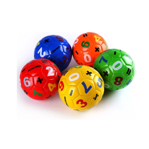 Mini Bola Futebol Bebe Crian&ccedil;a Infantil Costurada Colorida Sortido - Cód. 529