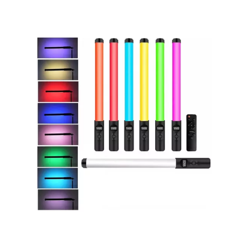 Bastão De Luz Led De Preenchimento Rgb Controle Remoto Rgb C