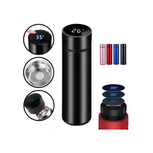 Garrafa Térmica Em Aço Inox Temperatura Digital Led 500ml 100000037