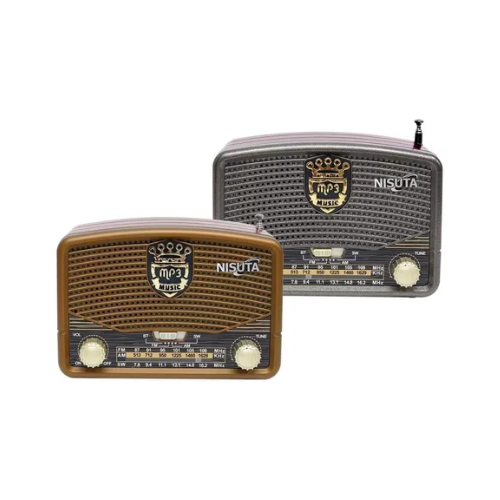 RÁDIO RETRÔ VINTAGE AM FM BLUETOOTH SEM FIO MARROM 109160024 - Cód. 228