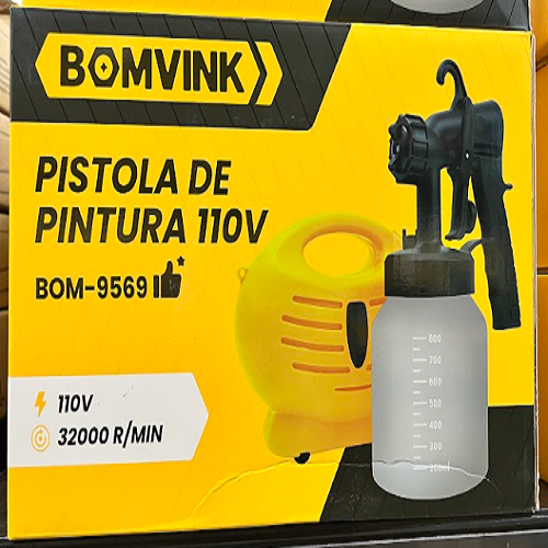 Pistola de Pintura Elétrica 110V Bomvink BOM-9569 - Cód. 445