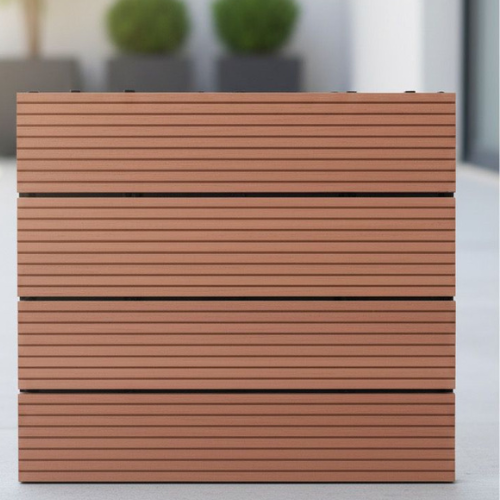 Painel Deck Modular 30cmx30cm Amadeirado para Revestimento - Cód. 496