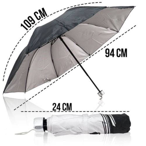 Guarda Chuva Sombrinha Resistente Contra Vento Unissex Compacto Resistente Leve Confortavel