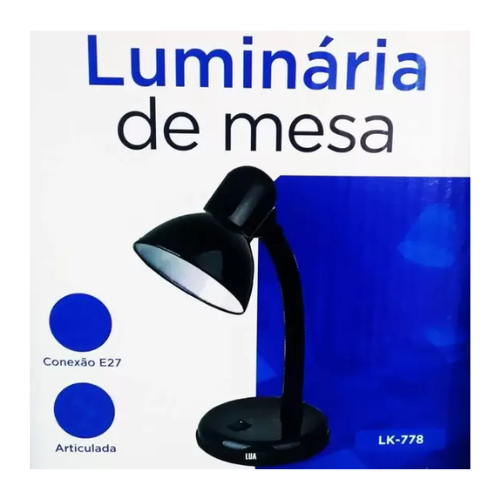 LUMINÁRIA DE MESA 109140007 - Cód. 208