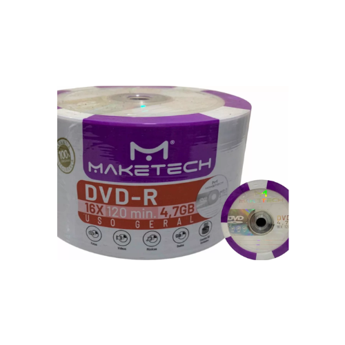 KIT COM 50 DVD VIRGEM 100790004