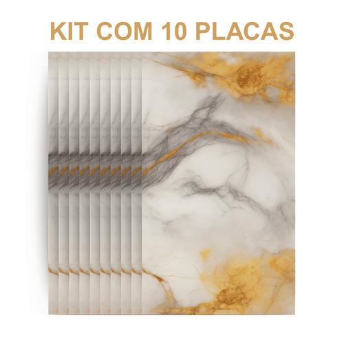 10 Placas Adesivas 30x60 Decorativas Marmore Revestimento Autocolante Parede Piso Porcelanato Painel 3d Adesivo Banheiro Quarto Sala Cozinha COD QZ 88