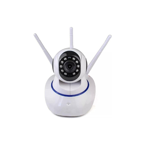 CÂMERA IP WIFI SEM FIO 360 3 ANTENAS COM VISÃO NOTURNA 100220011 - Cód. 221