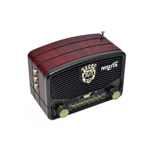 RÁDIO RETRÔ VINTAGE AM FM BLUETOOTH SEM FIO MARROM 109160024