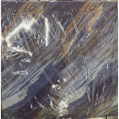 Kit 10 Placas Adesivas Parede Mármore Azul 60x60 COD NY007 - Cód. 472