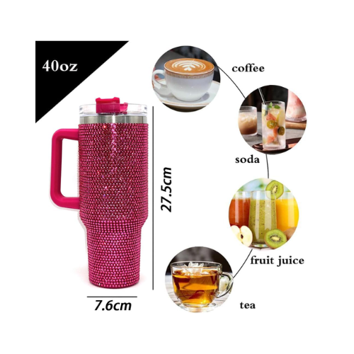 Copo Brilhante com Strass 1,2l