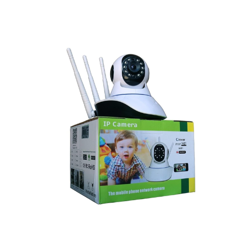 CÂMERA IP WIFI SEM FIO 360 3 ANTENAS COM VISÃO NOTURNA 100220011