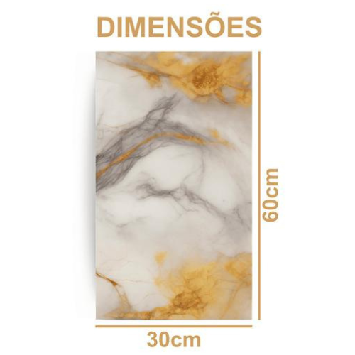 10 Placas Adesivas 30x60 Decorativas Marmore Revestimento Autocolante Parede Piso Porcelanato Painel 3d Adesivo Banheiro Quarto Sala Cozinha COD QZ 88