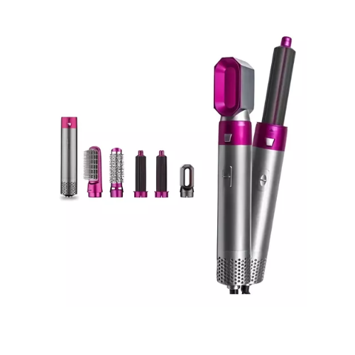 Secador De Cabelo Escova Alisadora 5em1 Eletrico Profissional 100000040